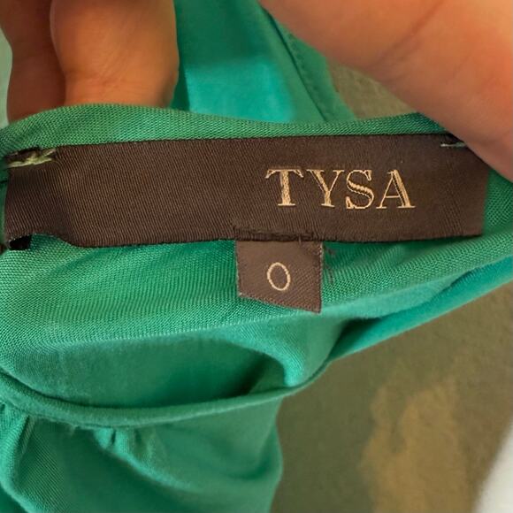 Tysa Wanderlust Halter Maxi Dress Turquoise size 0 / XS - Picture 3 of 3